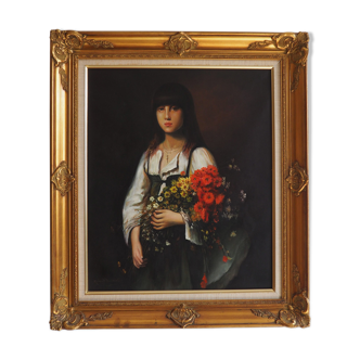 Robert Driscoll " Portrait of a young maiden in summertime"