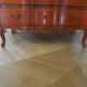 3-drawer chest of drawers in Louis XV style cherry wood, 1980s