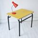 Yellow schoolboy table