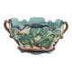 Grande jardinière barbotine art nouveau