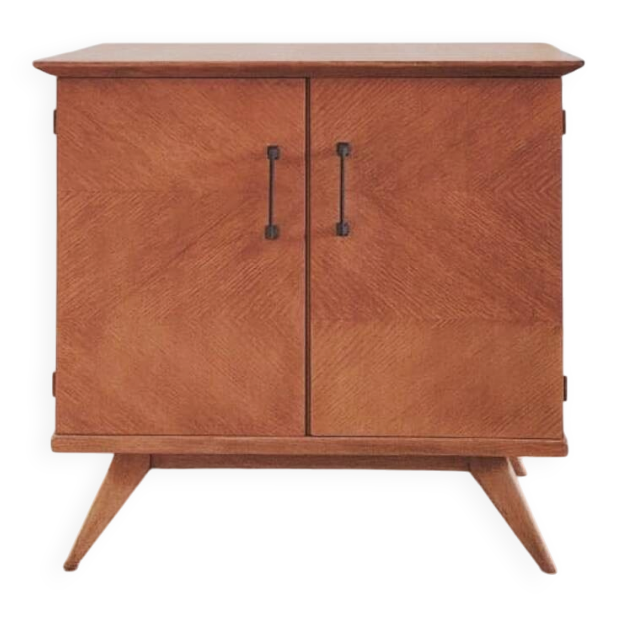 Renovated vintage vinyl cabinet, 1960s