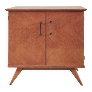 Renovated vintage vinyl cabinet, 1960s