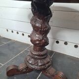 Pedestal table, oak coffee table
