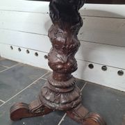 Pedestal table, oak coffee table