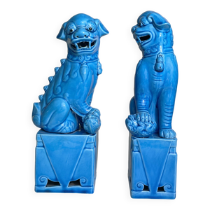 Paire de Statues serre-livres