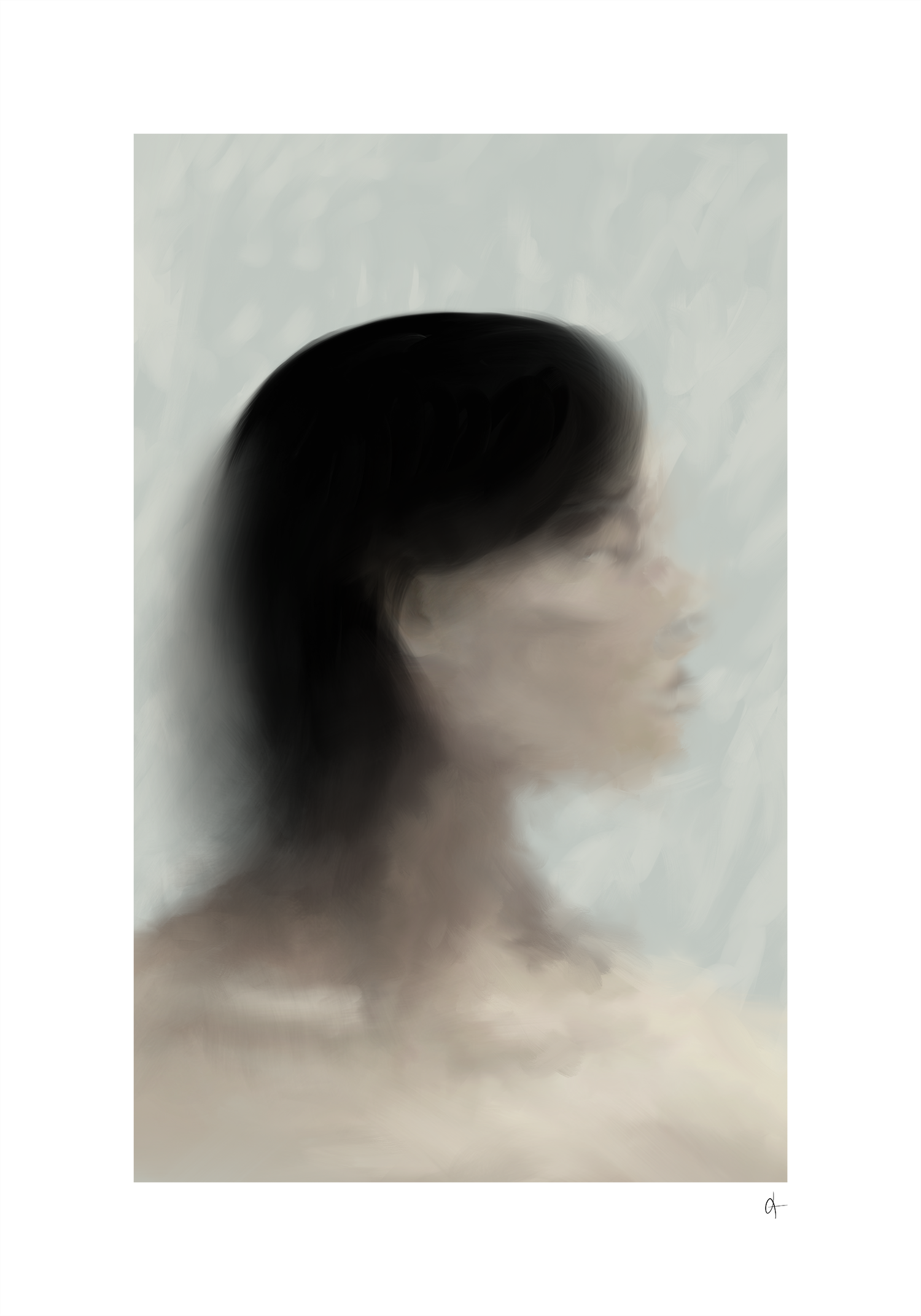 Art print - Anna: Breathing