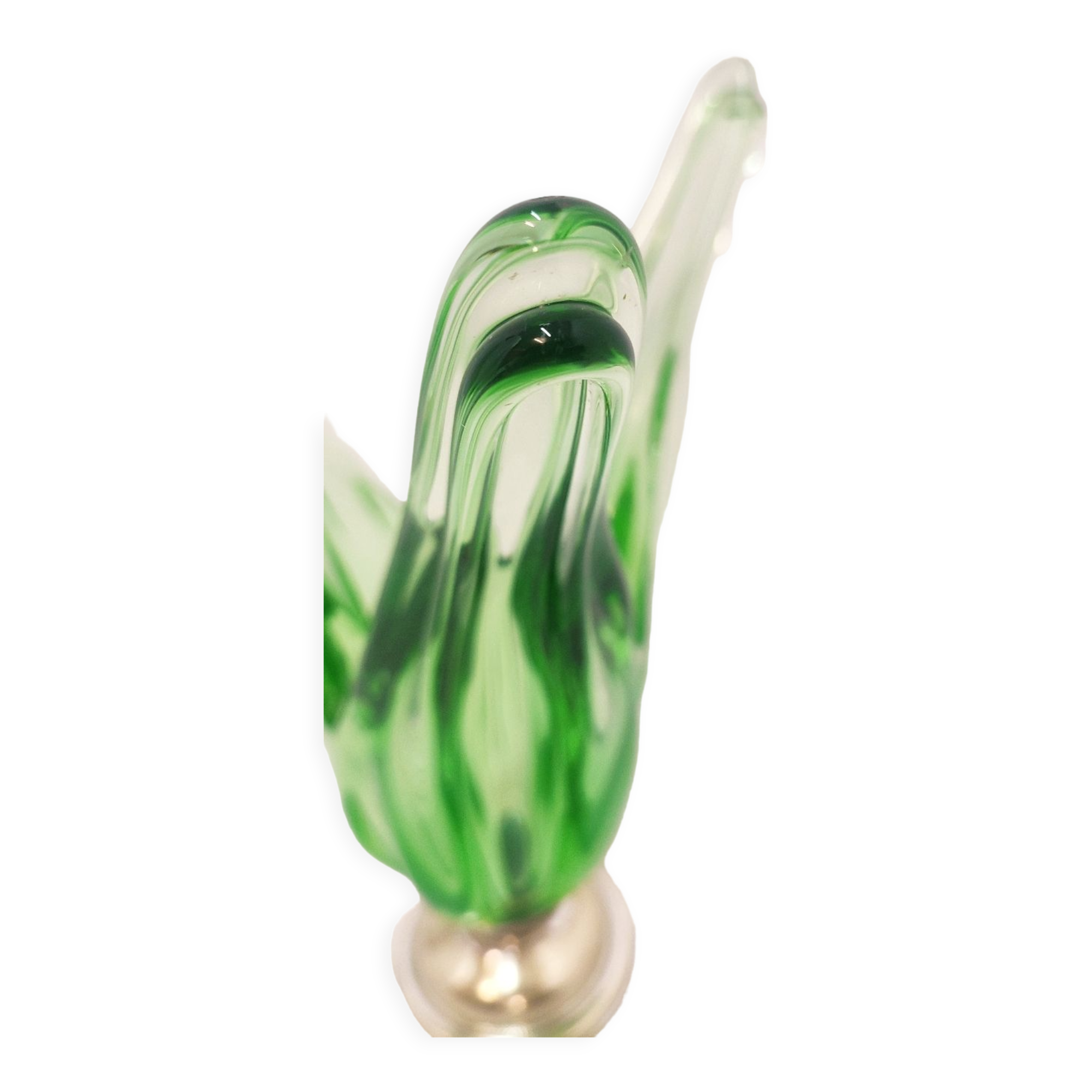 Glass centerpiece, germany, 1970s