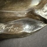 Patinated bronze sculpture – Valérie Fageot – 2007 Bimaris 2/7