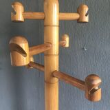 Vintage coat stand in pinewood Denmark 1960s
