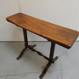 Small antique oak bench