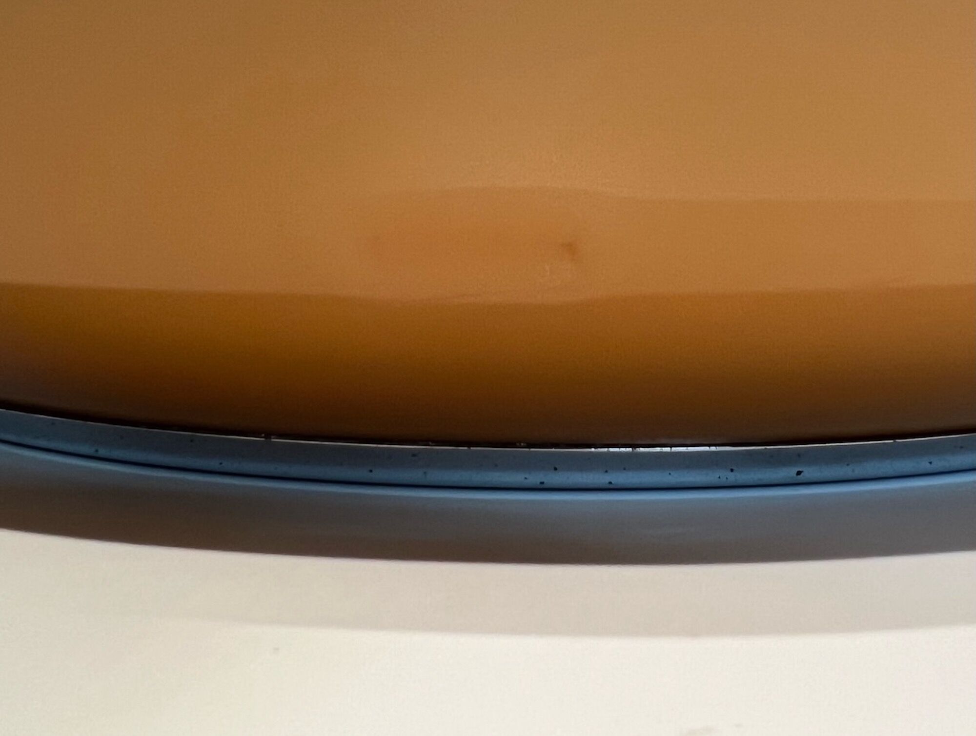 Space age lamp bud gradient brown harvey guzzini, 60s