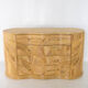 Commode « feuilles » en rotin