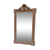 Old large golden mirror