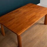 Restored Danish Solid Teak 1960s Retro Coffee Table