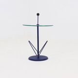 Post Modern Magazine Side Table with Ball Handle 1980s