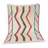 Tapis berbère Azilal gros zigzag 152 x 200