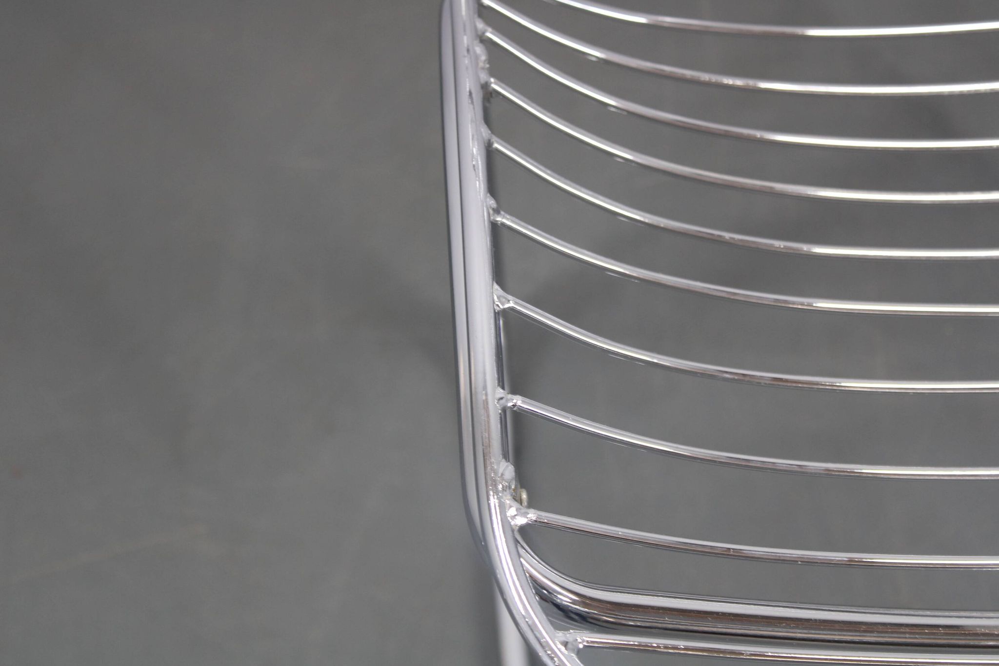 1970s Pair of Gastone Rinaldi Chromed Steel Chairs for Rima, Italy