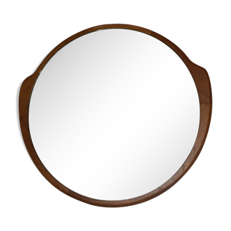 Scandinavian teak mirror