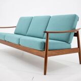 1960s Arne Vodder 3-Seater Sofa for France & Søn, Denmark