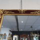 Golden and lacquered mirror 81x75cm