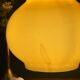 Vintage orange opaline suspension globe