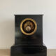 Napoleon III clock in marble and brass nineteenth century