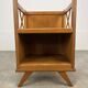 Table de chevet croisillons bois années 50