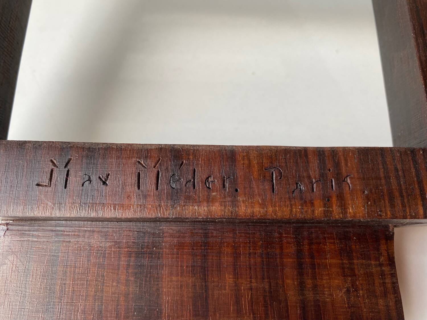 Solid wood aperitif/cocktail tray by Max Meder