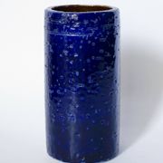 vase rouleau bleu Italie 1960