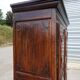 Antique Louis XIII wardrobe in solid walnut