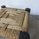 Small low stool or footrest DLC Audoux Minet