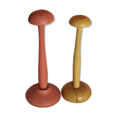 Lot of 2 old hat holders