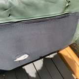 Scandinavian sofa 1970 teak and leather