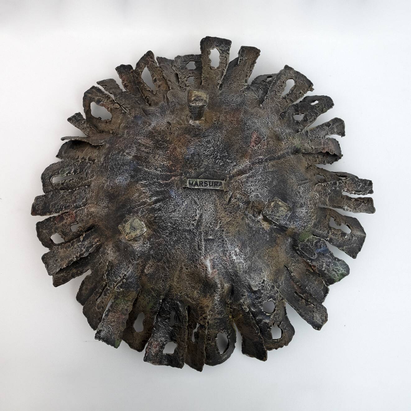 Salvino Marsura Brutalist Forged Iron Centerpieces, 1970s