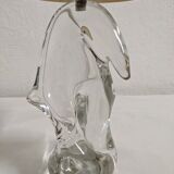 Crystal lamp signed Schneider