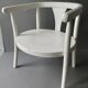 Chaise enfant Baumann, laquée blanche, vers 1960