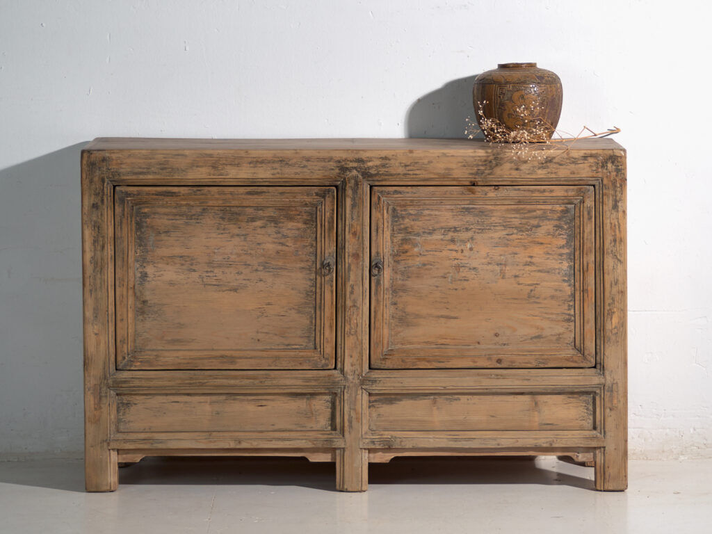Antique pine wood sideboard – China, circa 1930