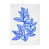 Linogravure originale - Fleur tropicale