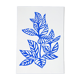 Original linocut - Tropical flower