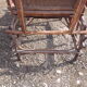 Chaise longue 1900 osier et rotin