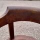 Fauteuil de bureau Louis Philippe en chêne