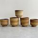 Lot de 5 jardinières / pots de fleurs vintage en céramique hollandaise des années 70