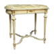 Guéridon d'apparat Louis XVI en bois laqué doré
