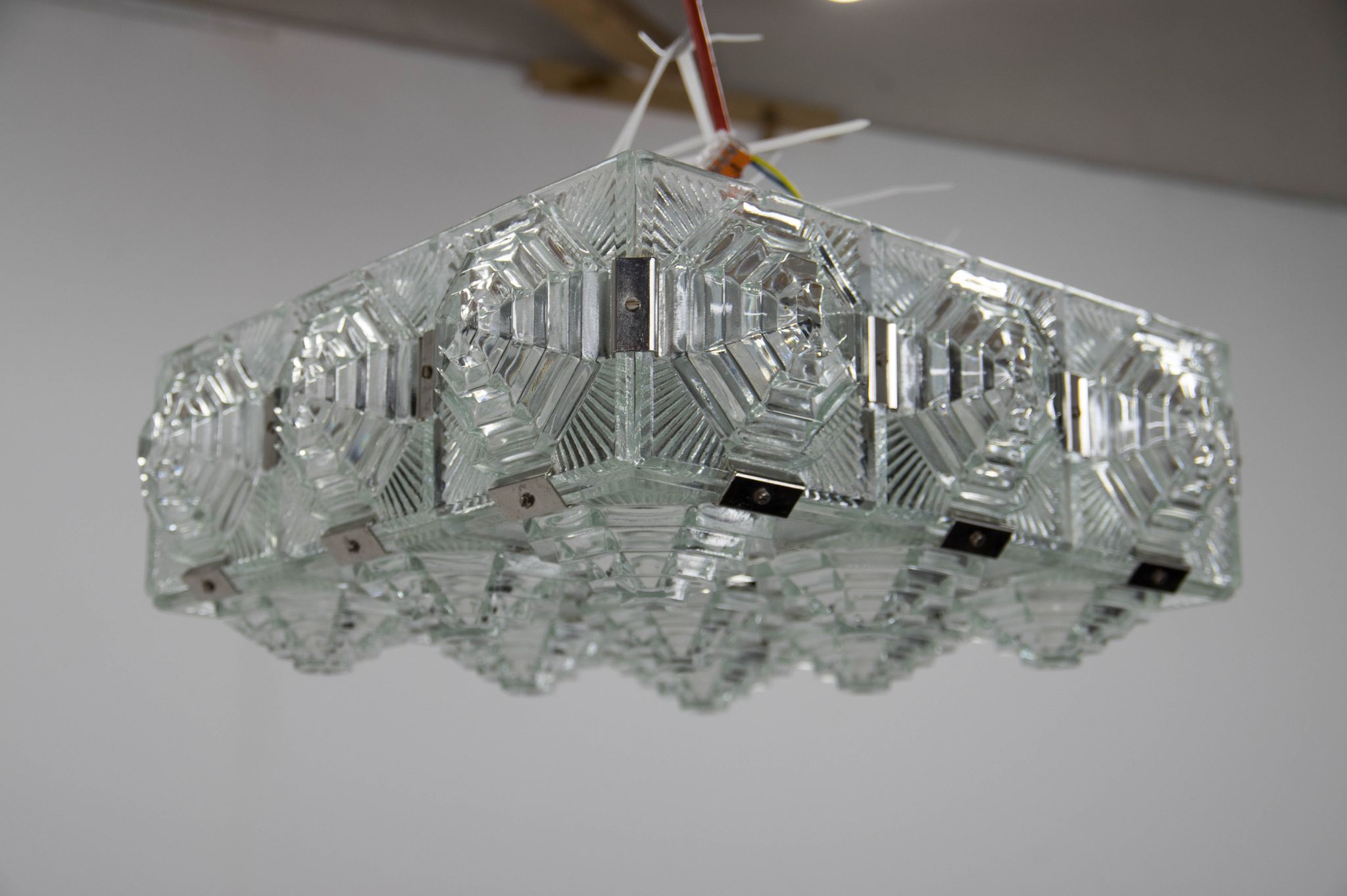 Brutalist Flush Mount by Kamenicky Senov, 1970s, More Items Available