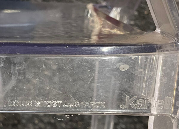 4 fauteuils Starck Louis Ghost