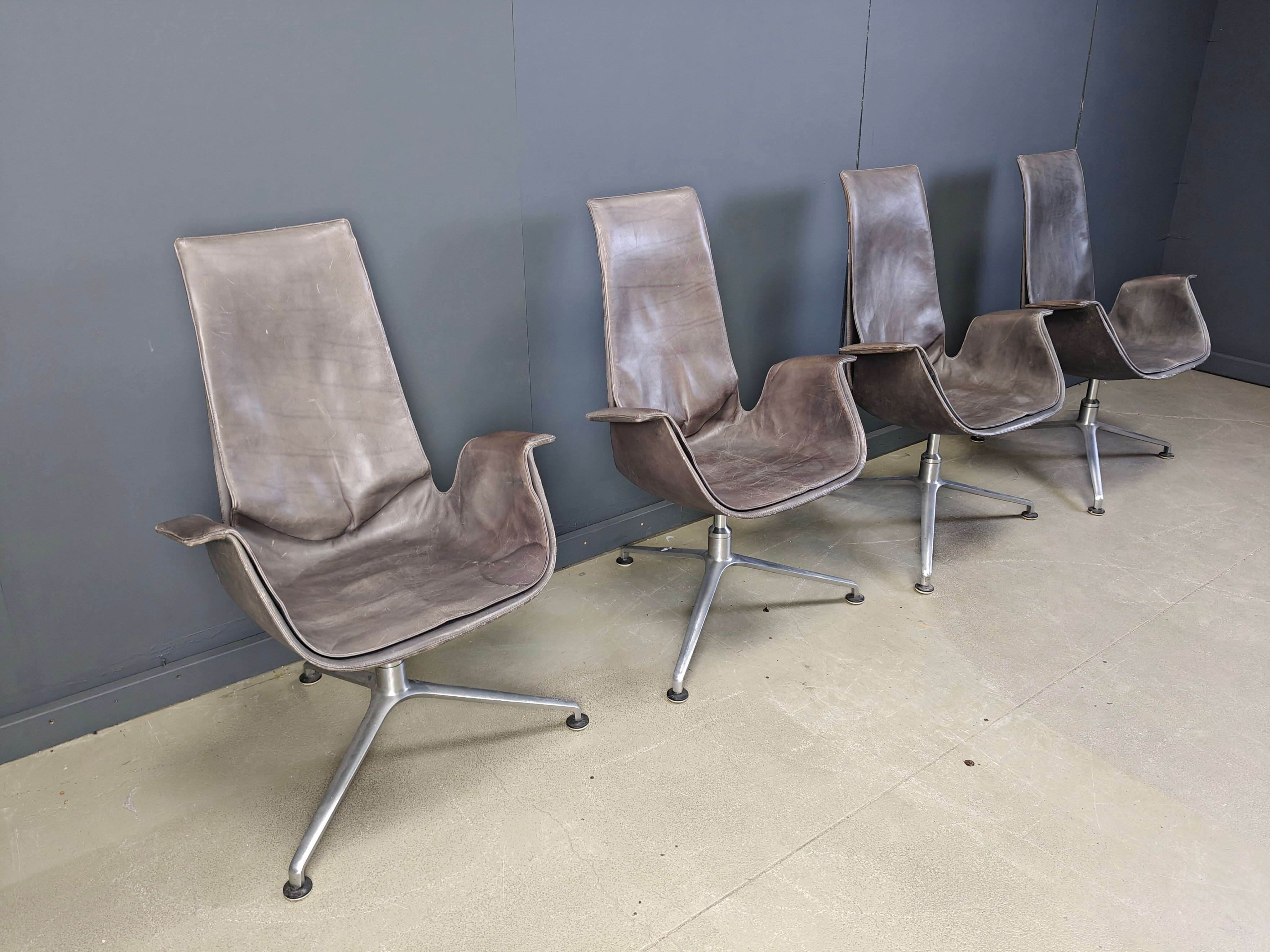 Fk 6725 chairs by Preben Fabricius & Jørgen Kastholm for Walter Knoll