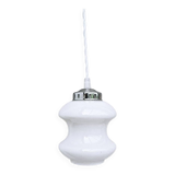 White vintage portable lamp