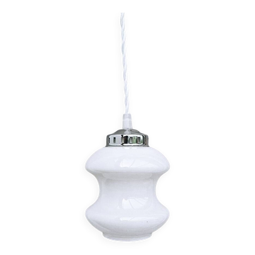 White vintage portable lamp