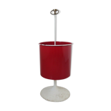 Enamelled tole paper basket, tulip foot 60 70