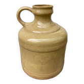 Vase en céramique émaillée beige